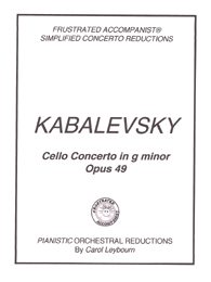 kabalevsky cello concerto score pdf download